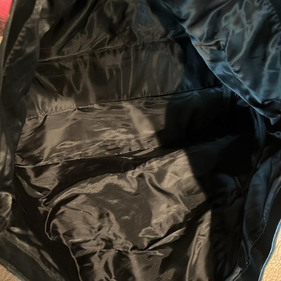 VICTORIAS SECRET LARGE RED OPEN TOTE FRINGES - Picture 13 of 13